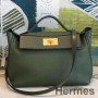Hermes 24/24 29 Bag In Canopee Clemence Calfskin