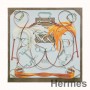 Hermes Beige Projets Carres Shawl 140
