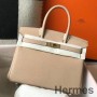 Hermes Birkin 35cm Bag In Trench Clemence Leather GHW