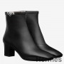 Hermes Black Calfskin Power Low Boot