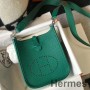 Hermes Evelyne III TPM Bag In Vert Vertigo Clemence Leather