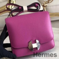 Hermes 2002 Geanta 20cm In Piele De Vitel Magnolia Evercolor