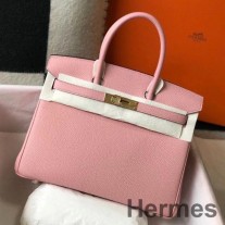 Geanta Hermes Birkin 35cm Din Piele Roz Clemence GHW