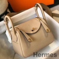 Geanta Hermes Lindy Mini Din Piele Trench Clemence GHW