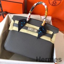 Geanta Hermes Birkin 30 Handmade Din Piele Ardoise Clemence