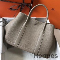 Geanta Hermes Garden Party 30 Din Piele Gri Taurillon