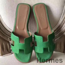 Sandale Hermes Oran Din Piele Epsom Bambus
