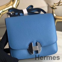 Hermes 2002 20cm Mavi Cennet Evercolor Dana Derisi Çanta
