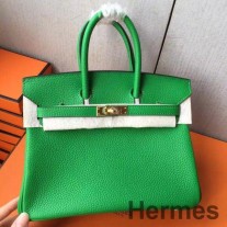 Hermes Birkin 25 El Yapımı Bambu Clemence Deri Çanta