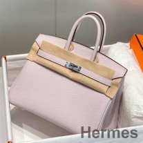 Hermes Birkin 25cm Leylak Rengi Soluk Clemence Deri Çanta PHW