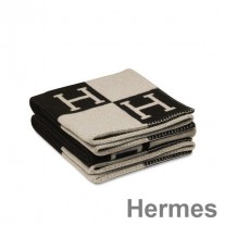 Hermes Siyah Avalon Şal Battaniyesi