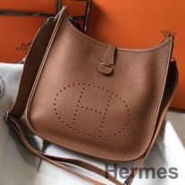 Hermes Evelyne III 29 PM Çanta Altın Clemence Deri