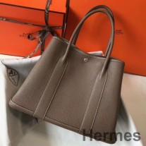 Hermes Garden Party 36'lı Taupe Clemence Deri Çanta