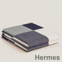 Deniz Yünü ve Kaşmirden Hermes H Riviera Battaniyesi
