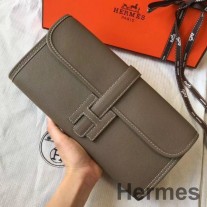 Hermes Jige Elan 29 Taupe Gri Epsom Deri Debriyaj