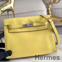 Hermes Kelly Danse Jaune Swift Deri El Yapımı Çanta