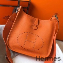 Hermes Evelyne III 29 PM Turuncu Clemence Deri Çanta
