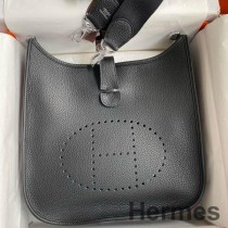 Hermes Evelyne III PM 29 Siyah Clemence Deri El Yapımı Çanta