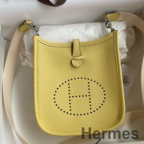Jaune Poussin Clemence Derisinden Hermes Evelyne Mini El Yapımı Çanta