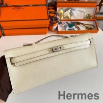 Hermes Kelly Craie Epsom Dana Derisinden El Yapımı Çanta Kesti