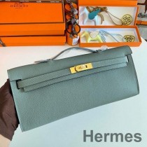 Vert Amande Epsom Dana Derisinden Hermes Kelly Kesim El Yapımı Çanta