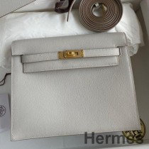 Hermes Kelly Danse II İnci Grisi Evercolor Dana Derisi Çanta