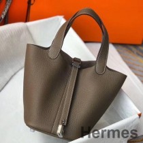 Hermes Picotin Lock 18'li Trençkot Clemence Deri Çanta