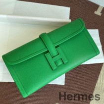 Spojková taška Hermes Jige Elan 29 z bambusové epsomské kůže