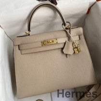 Hermes Kelly Sellier 28 ručně vyráběná taška z příkopové Epsomské telecí kůže
