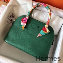 Hermes Bolide 31 käsintehty laukku Vertigo Clemence -nahkaa
