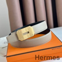 Hermes Neo Käännettävä vyö 32MM Trench Clemence -nahkaa