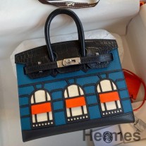 Hermes Night Sac Faubourg Birkin 20 Sellier Limited Edition -laukku