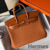 Hermes Touch Birkin 25 cm rajoitetun erän kultakassi