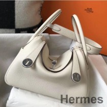 Hermes Lindy 26cm laukku Beton Clemence Leather PHW