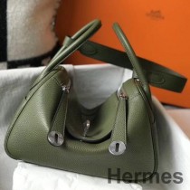 Hermes Lindy 26cm laukku Canopee Clemence Leather PHW