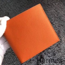 Hermes Orange MC² Copernic Kompakte Geldbörse