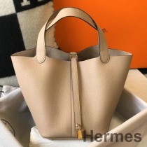 Hermes Picotin Lock 22 Tasche Aus Trench Clemence Leder