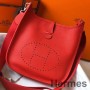 Hermes Evelyne III 29 PM Tasche Aus Rotem Clemence Leder