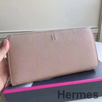 Hermes Grå Clemence Azap Plånbok med dragkedja