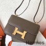 Hermes Constance 24 Handgjord väska i Taupe Epsom Läder