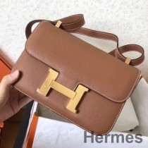 Borsa Hermes Constance 24 fatta a mano in pelle Epsom dorata
