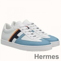 Hermes Boomerang sneakers i flerfarvet blåt læder