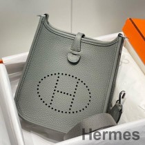 Hermes Evelyne III TPM Taske I Gris Meyer Clemence Læder
