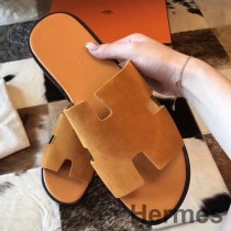 Hermes Izmir sandaler i orange ruskind