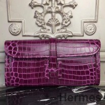 Hermes Jige Elan 29 Clutch In Fuchsia Crogall Leathar