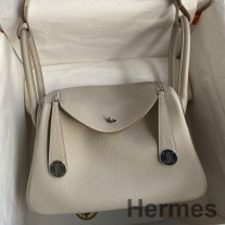 Mála Lámhdhéanta Hermes Lindy 26 I Leathar Beton Clemence
