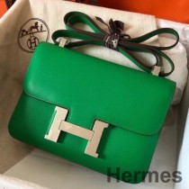 Mála Lámhdhéanta Hermes Constance 24 I Leathar Epsom Bambú