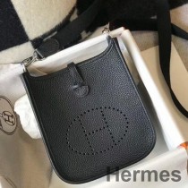 Mála TPM Hermes Evelyne III I Leathar Clemence Dubh