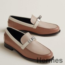 Hermes Destin Loafers na mBan i Leathar Ildath