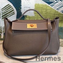 Hermes 24/24 29 Torba od teleće kože Taupe Clemence
